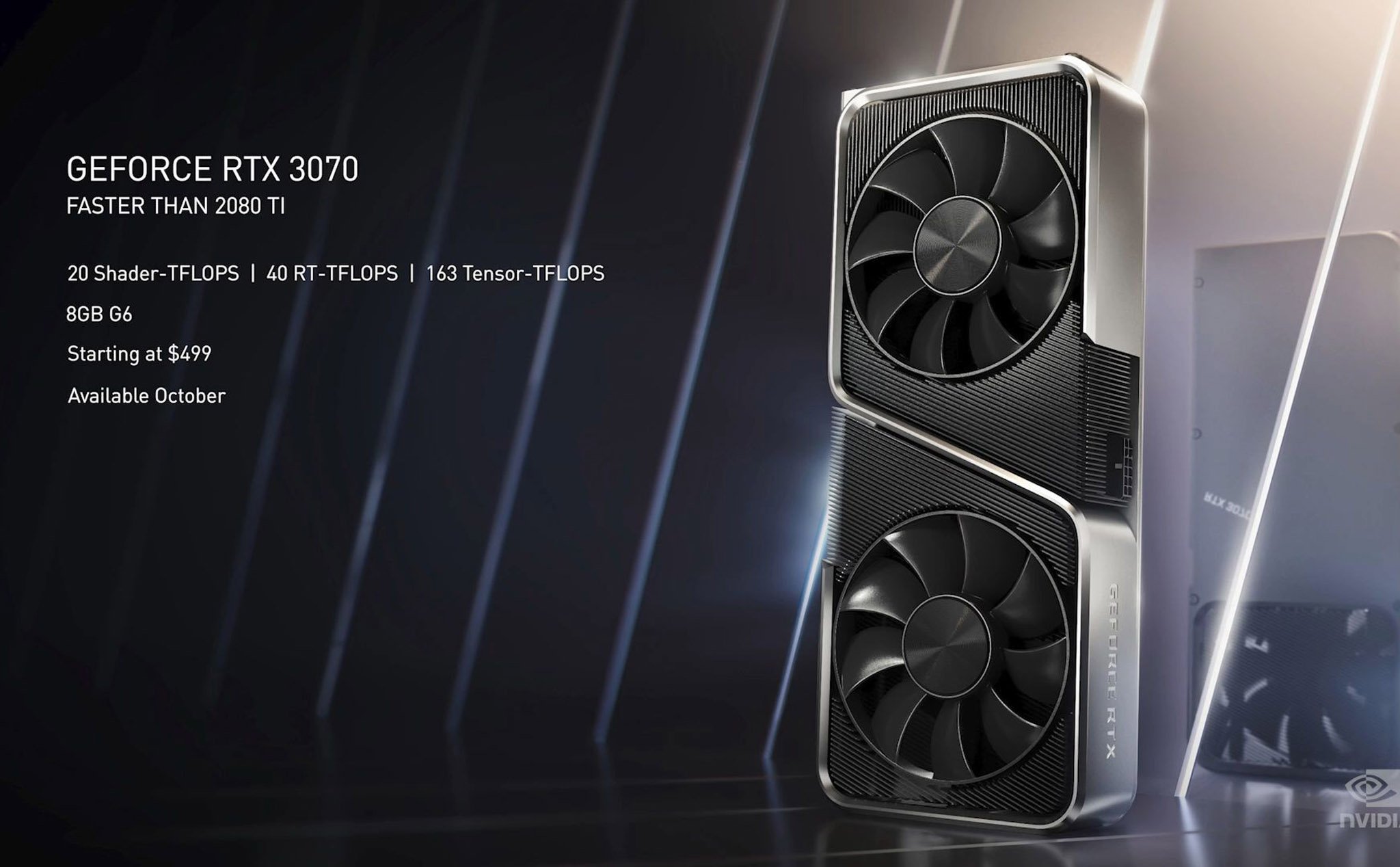 Nvidia ra mắt Geforce RTX 3070